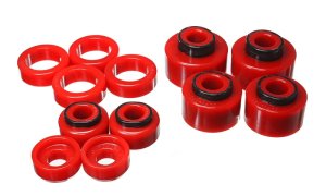 Ford F350 Body Mount Set - Energy Suspension - Hyper-Flex Polyurethane - Red - `05-`07 Ford F350 Body Mount Set - Energy Suspension - Hyper-Flex Polyurethane - Red - `05-`07